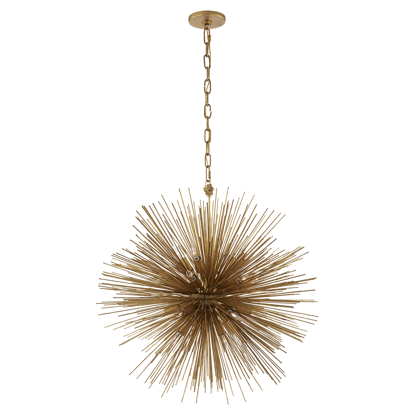 Strada Medium Round Chandelier - Gild