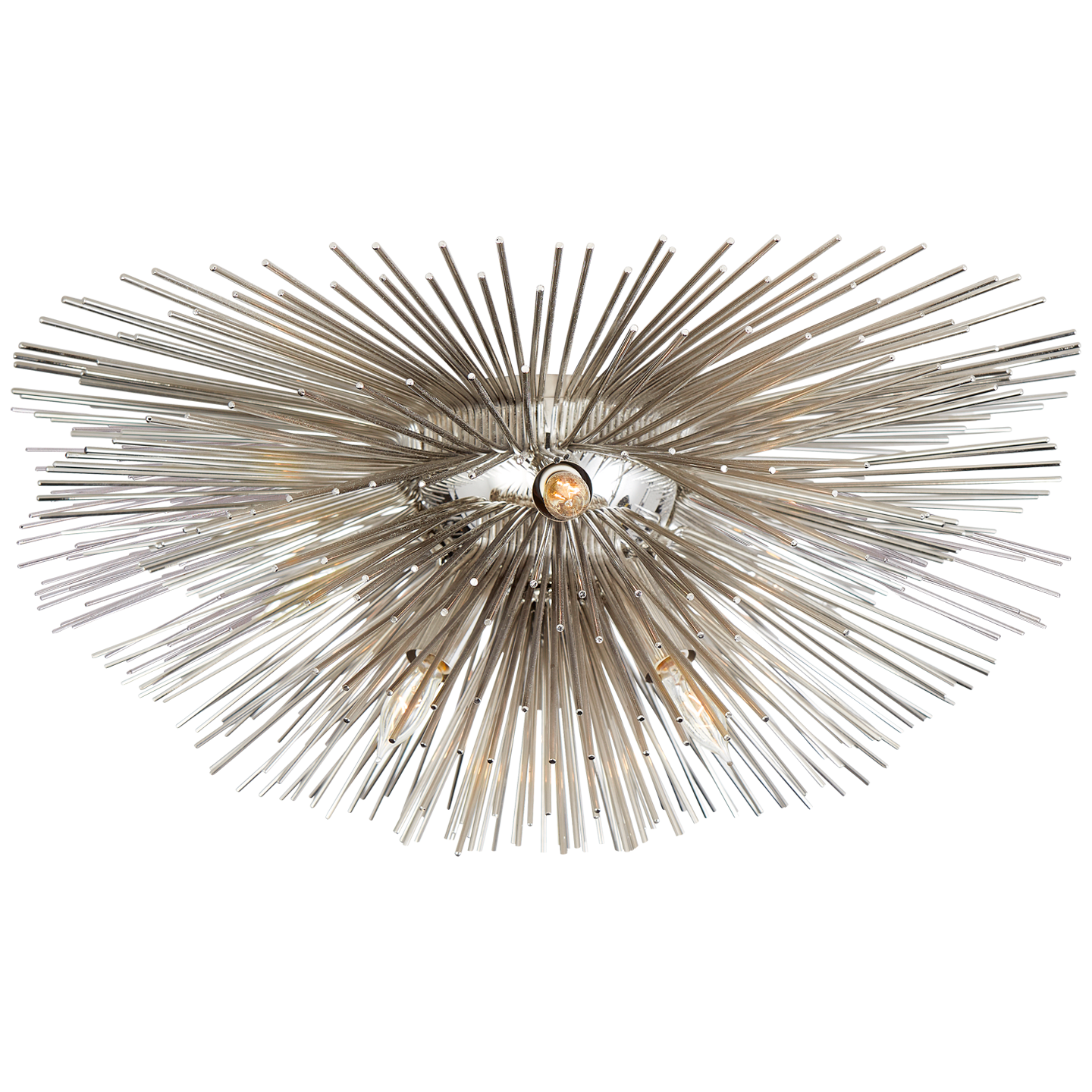 Strada Small Flush Mount - Polished Nickel