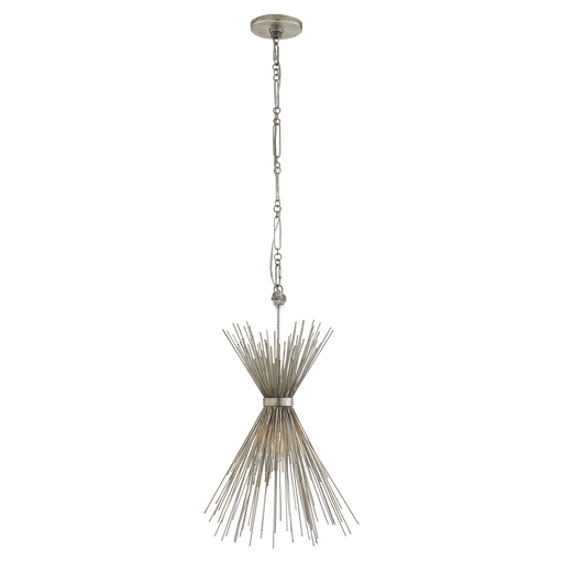 Strada Small Pendant - Burnished Silver Leaf