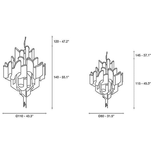 Stream Suspension Light - Diagram