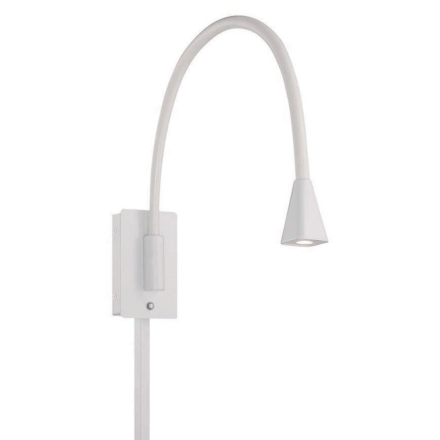 Stretch Swingarm Wall Sconce - White Finish