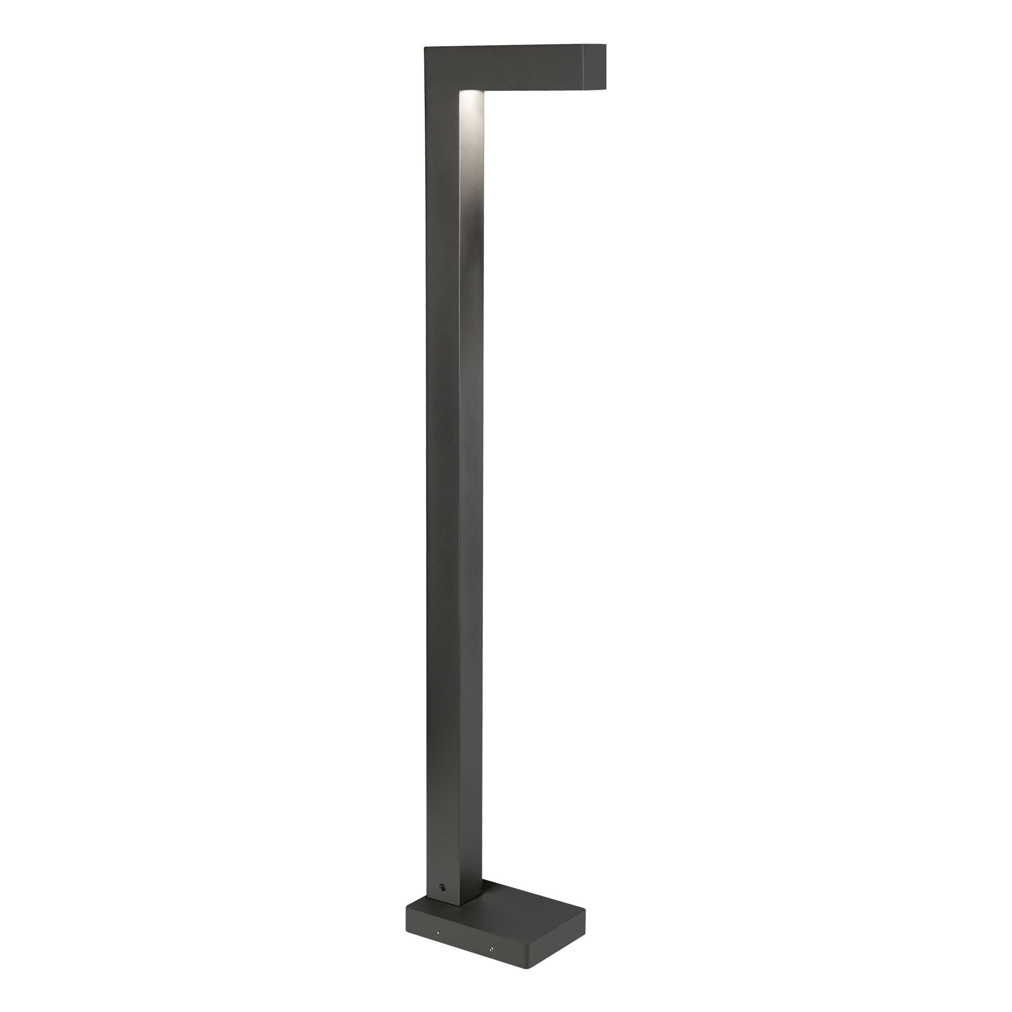 Strut Bollard Landscape Light - Black Finish