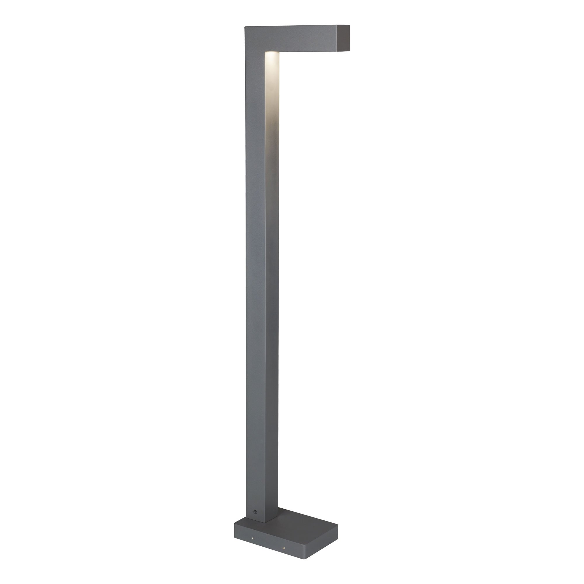 Strut Bollard Landscape Light - Charcoal Finish