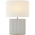 Load image into Gallery viewer, Struttura Medium Table Lamp - Porous White Finish
