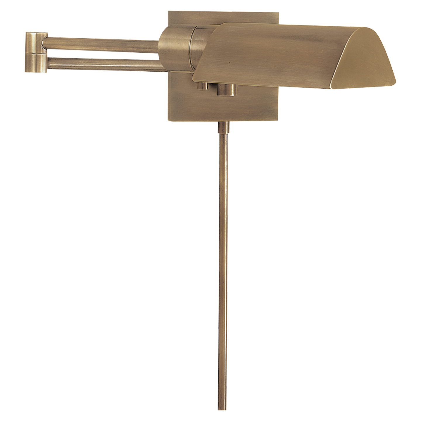 Studio Swing Arm Wall Light - Antique Nickel Finish