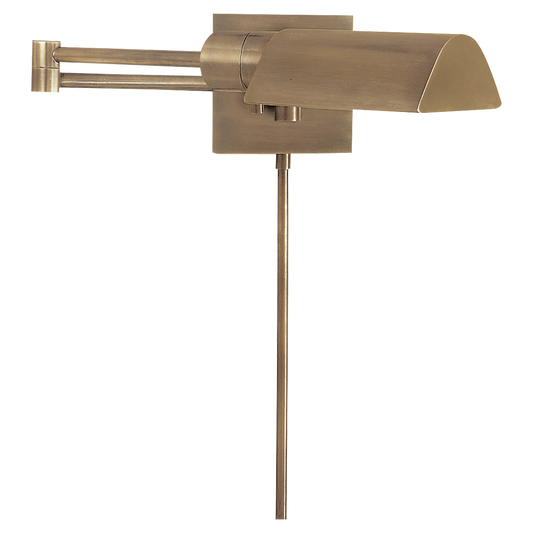 Studio Swing Arm Wall Light - Antique Nickel Finish