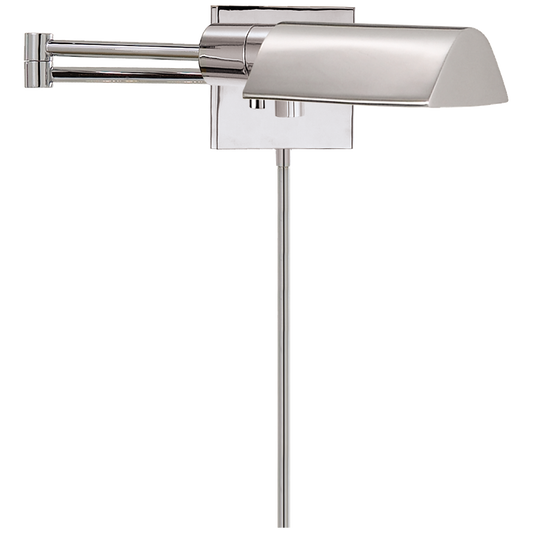 Studio Swing Arm Wall Light - Polished Nickel Finish