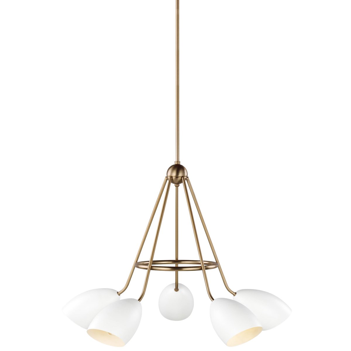 Summer Chandelier - Matte White Finish