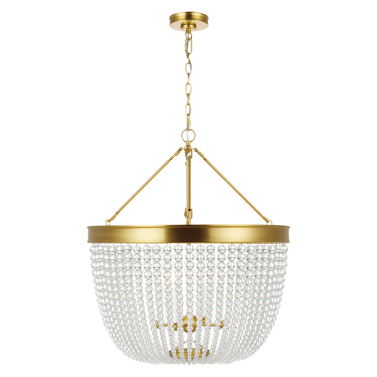 Summerhill Large Pendant - Burnished Brass Finish