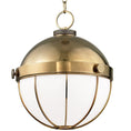 Load image into Gallery viewer, Sumner Large Pendant - Aged Brass Finish
