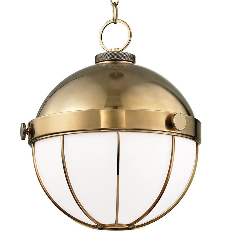 Sumner Large Pendant - Aged Brass Finish