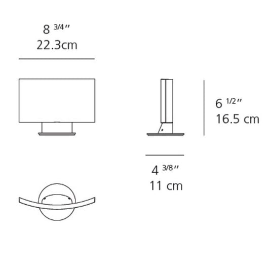 Surf Micro Wall LED - Diagram