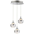 Load image into Gallery viewer, Swank LED 3-Light Pendant - Polished Chrome
