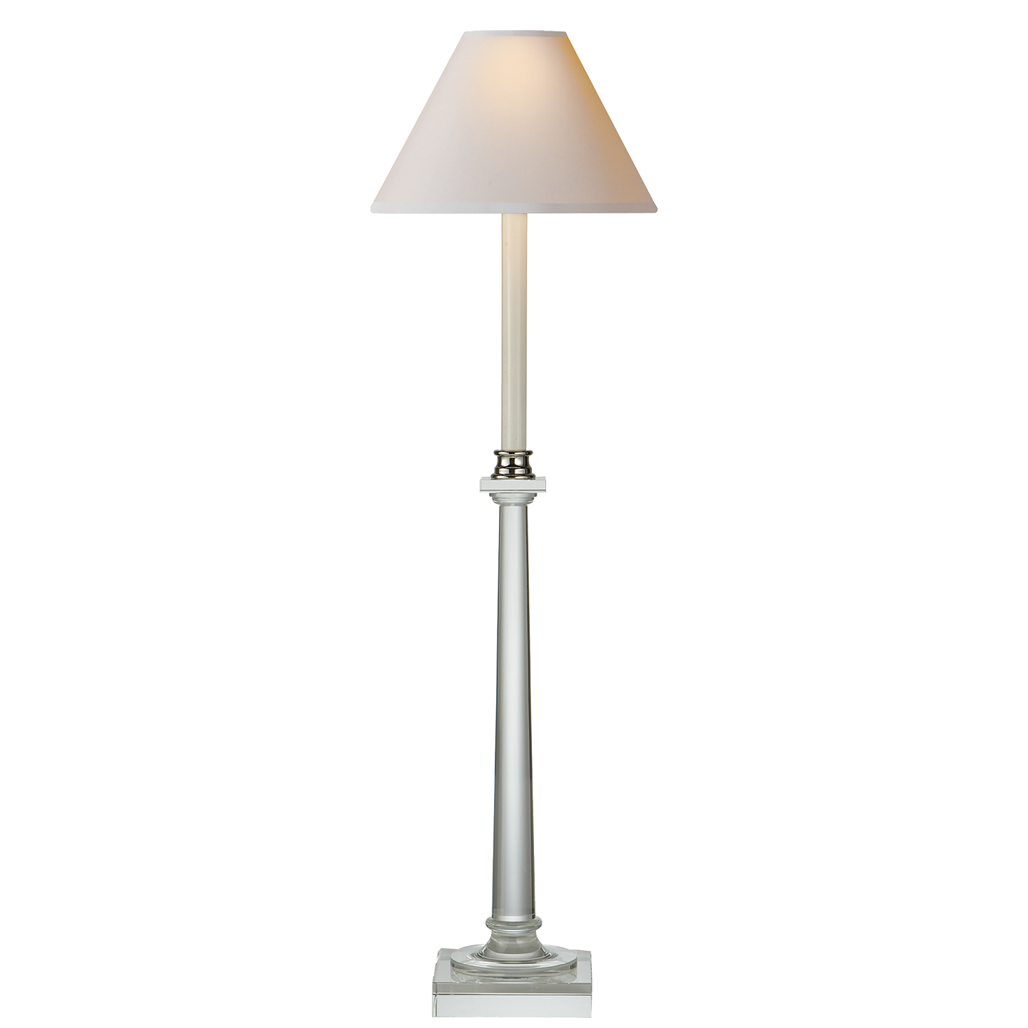 Swedish Column Buffet Lamp Crystal