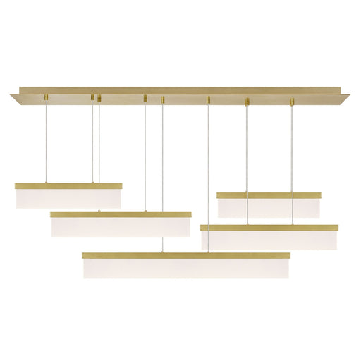Sweep Linear Suspension - Brass Finish