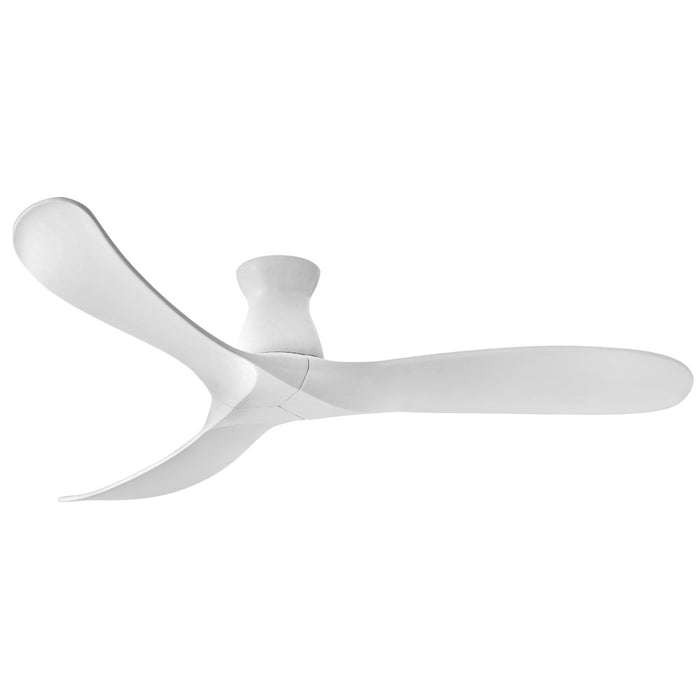 Swell Flushmount Indoor/Outdoor Ceiling Fan - Matte White Finish