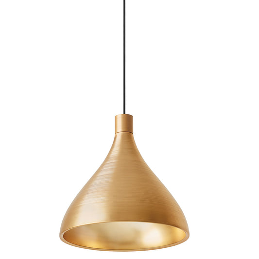 Swell Medium Pendant - Brass