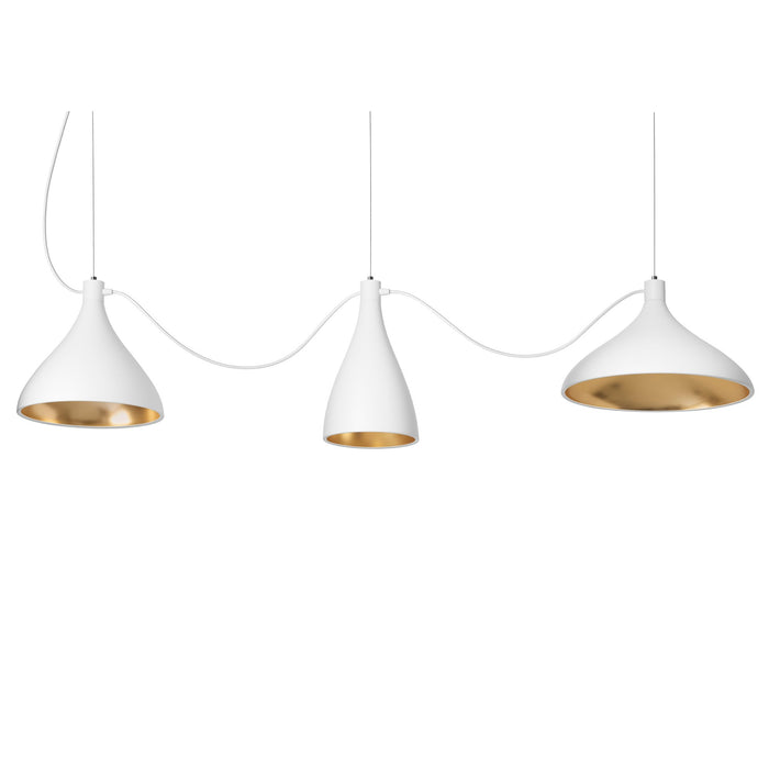 Swell String 3 Mixed Modular Suspension Light - White