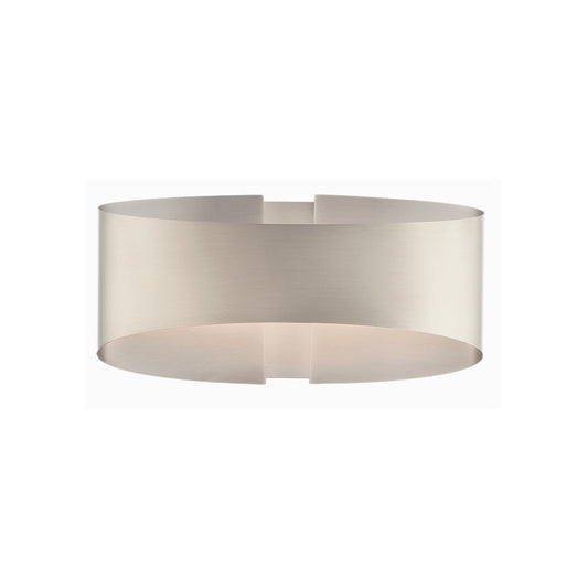 Swerve LED Wall Sconce - Brushed Nickel Finish