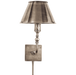 Swivel Head Wall Lamp - Antique Nickel Finish