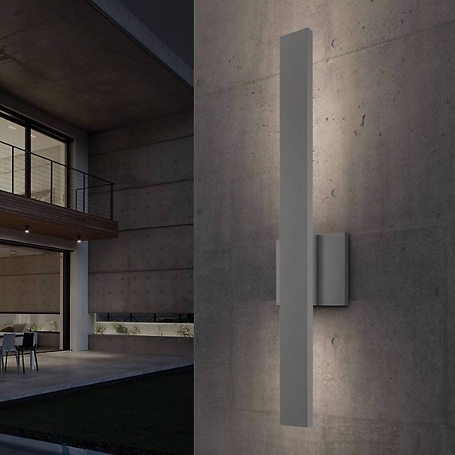 Sword Outdoor LED Wall Sconce - Display