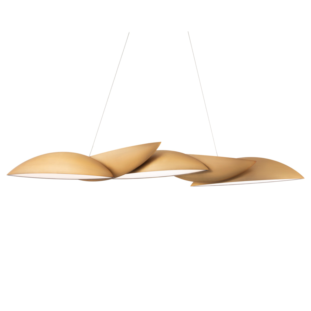 Sydney LED Linear Pendant - Aged Brass Finish