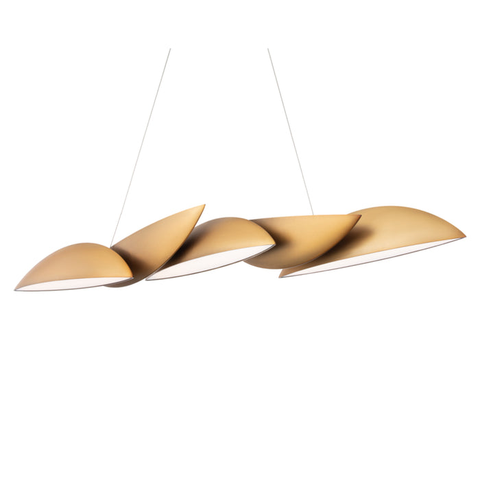 Sydney LED Linear Pendant - Aged Brass Finish