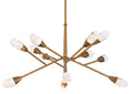 Load image into Gallery viewer, Synapse LED Chandelier - Aged Brass Finish
