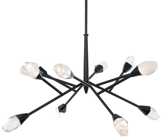 Synapse LED Chandelier - Black Finish