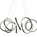 Synergy Large LED Chandelier - Black Finish
