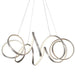 Synergy Large LED Chandelier - Antique Silver Finish