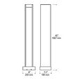 Load image into Gallery viewer, Syntra Bollard Landscape Light - Diagram
