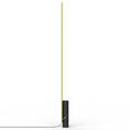 Load image into Gallery viewer, T.O LED Floor Lamp - Black Marble/Brass Finish
