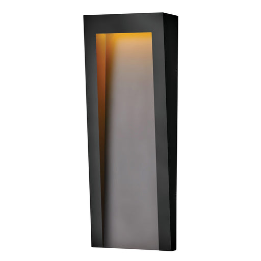 Taper Large LED Outdoor Wall Sconce - Textured Black Finish