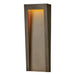 Taper Large LED Outdoor Wall Sconce - Textured Oil Rubbed Bronze Finish
