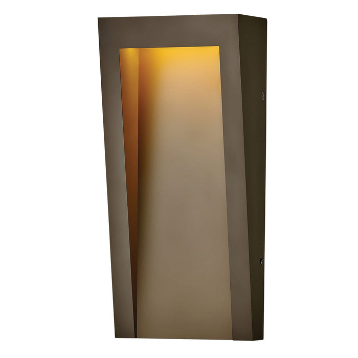 Taper Medium LED Outdoor Wall Sconce - Textured Oil Rubbed Bronze Finish