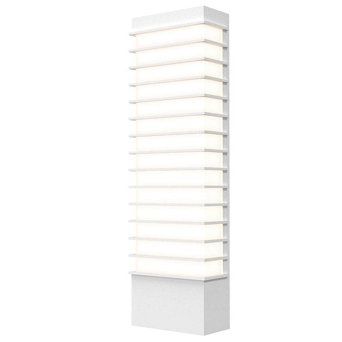 Tawa 21" LED Outdoor Wall Sconce - Textured White Finish