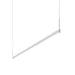 THIN-LINE 72" ONE-SIDED PENDANT - Satin White
