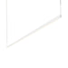 THIN-LINE 96" ONE-SIDED PENDANT - Satin White