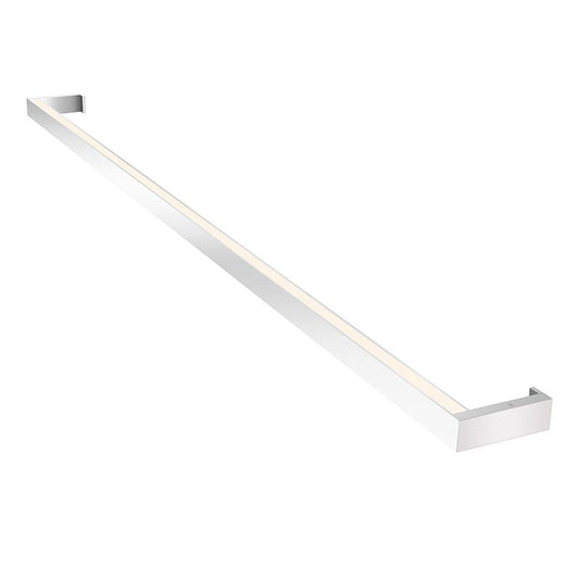 Thin-Line One-Sided 48" LED Wall Bar - Bright Satin Aluminum