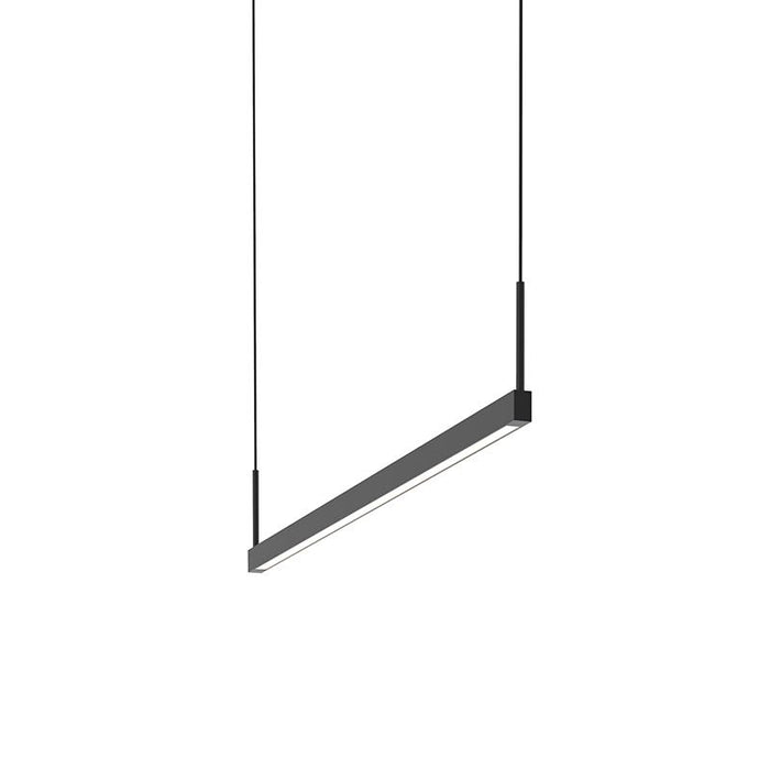 Thin-Line 36" Two-Sided LED Pendant - Satin Black