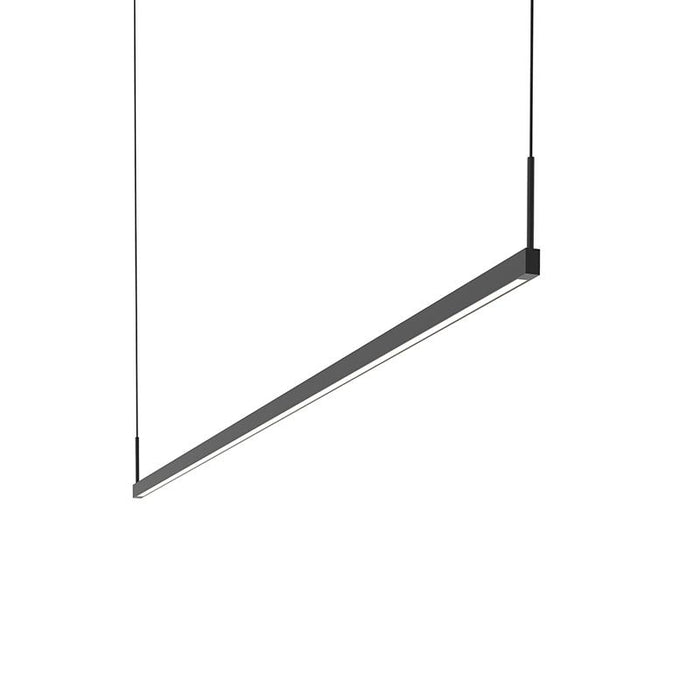 Thin-Line 72" Two-Sided LED Pendant - Satin Black