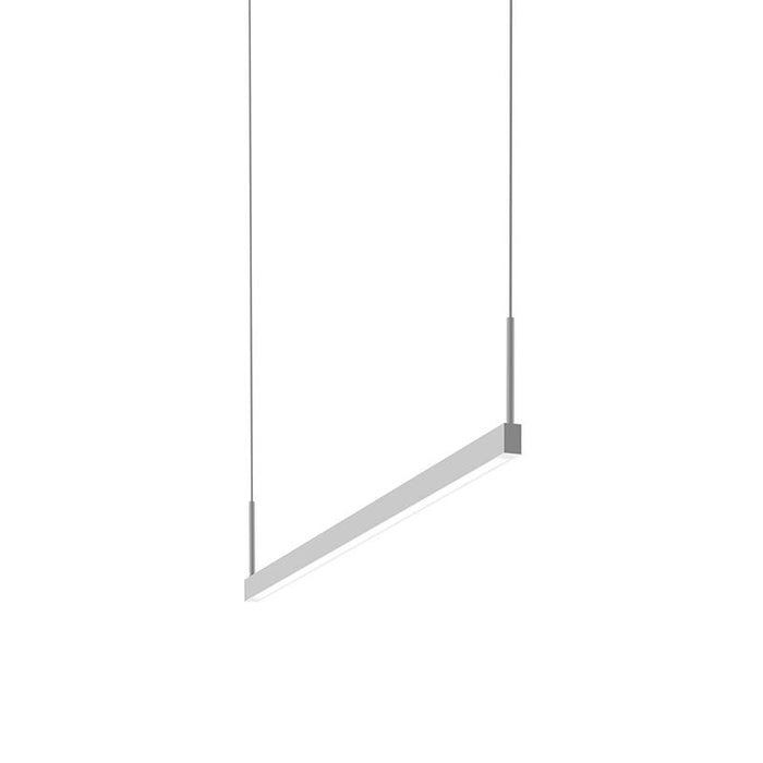 Thin-Line 36" Two-Sided LED Pendant - Satin White