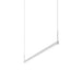 Thin-Line 72" Two-Sided LED Pendant - Satin White