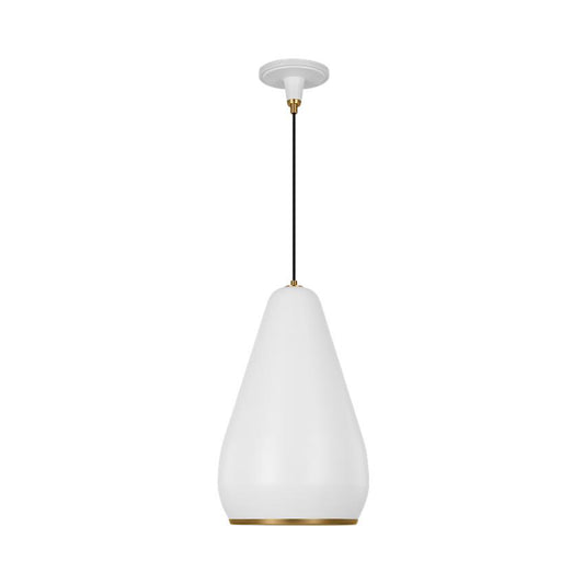 Clasica Small Pendant - Matte White Finish