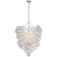 Load image into Gallery viewer, Talia Grande Entry Chandelier - Burnished Silver Leaf
