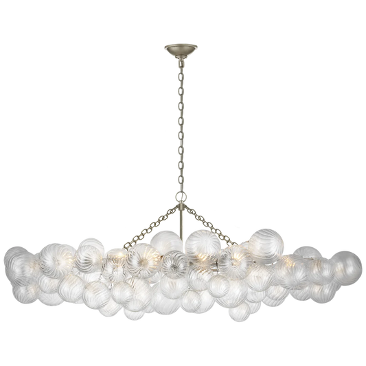 Talia Linear Suspension - Burnished Silver Leaf