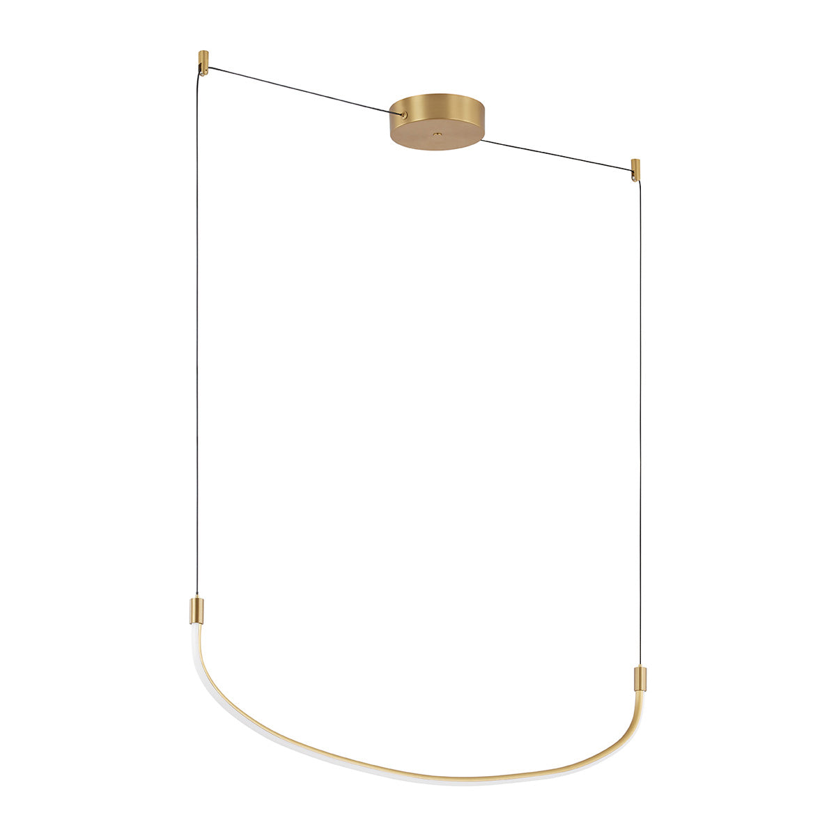 Talis LED Linear Suspension - Brushed Gold
