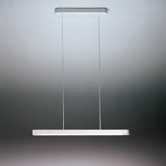 Talo Large LED Linear Suspension - Silver Gray Finish