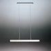 Talo Large LED Linear Suspension - Silver Gray Finish